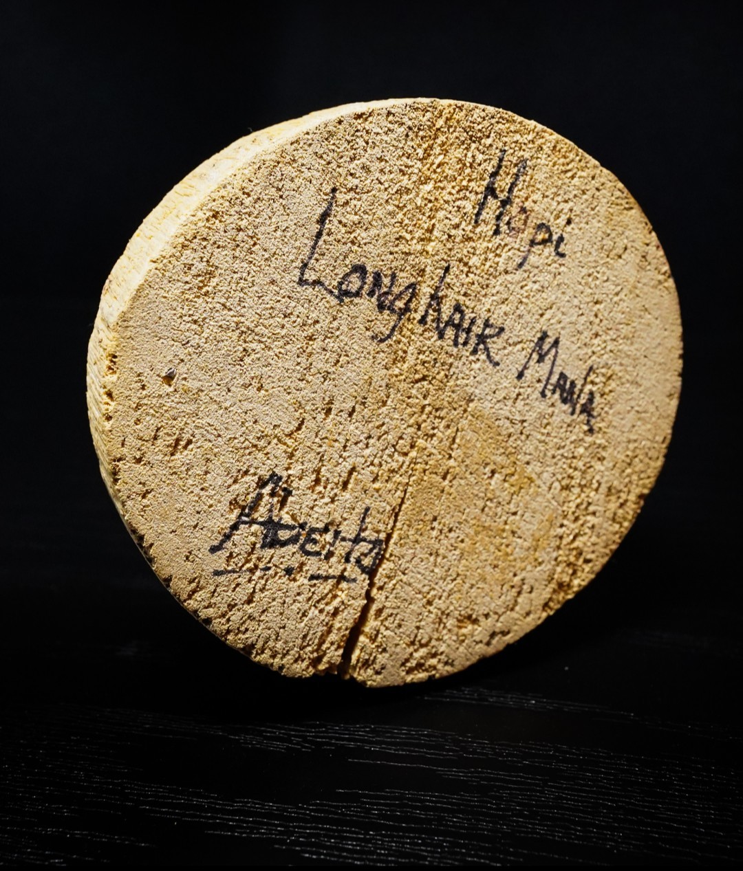 Signed Abeita Hopi Longhair Kachina 10" Mesa Style Katsina Carving