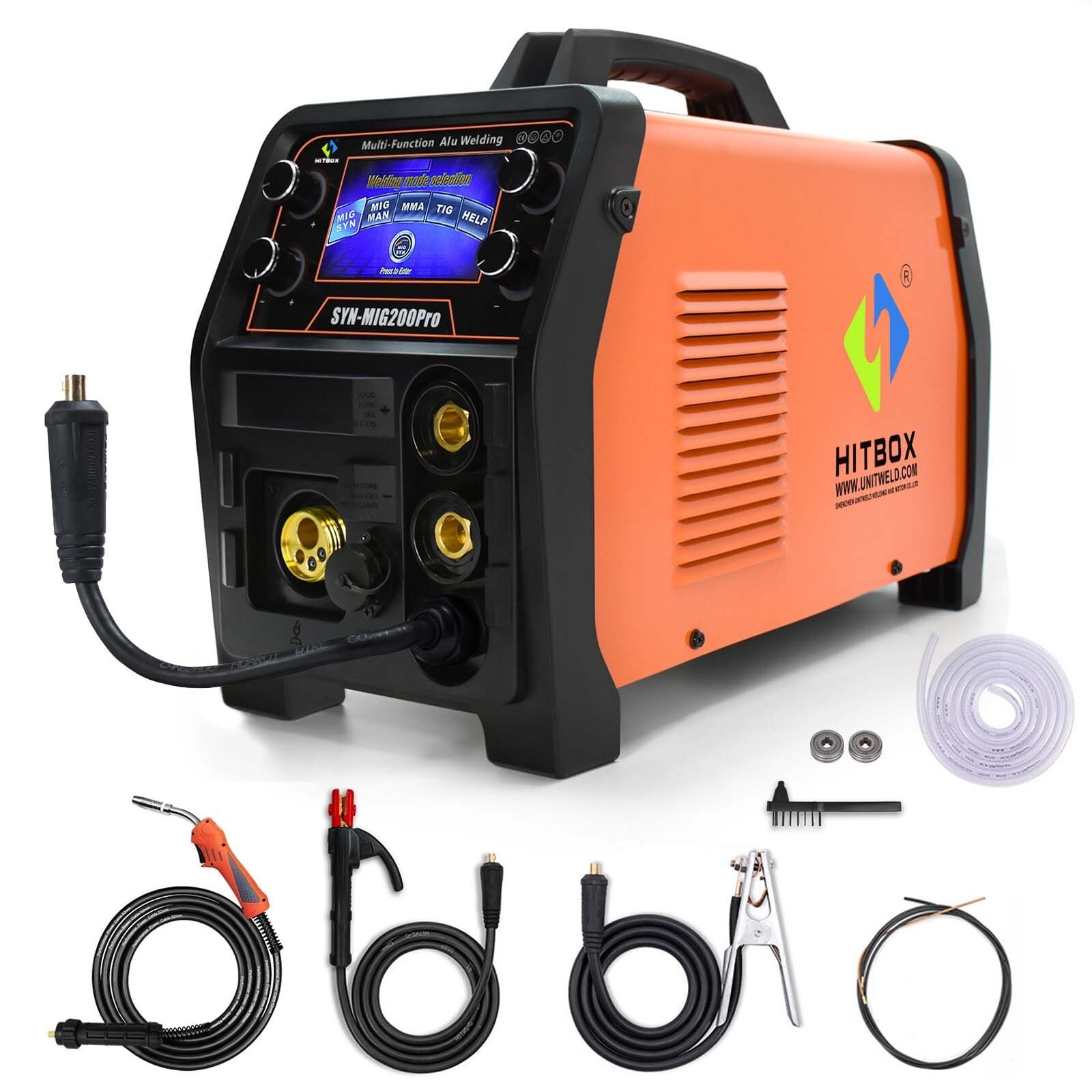 200Amp 5in1 Aluminum MIG Welder 110V 220V TIG MMA MIG Welding Machine
