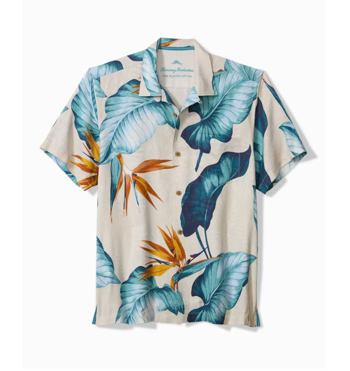 Tommy Bahama Garden of Hope and Courage Silk Camp Shirt