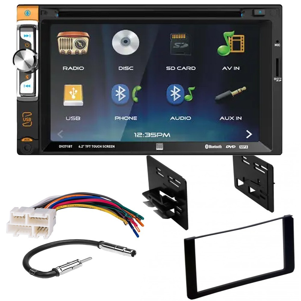 DV271BT CD/DVD Bluetooth AM/FM Radio Car Stereo For 1995-2002 C/K Pickup 1500