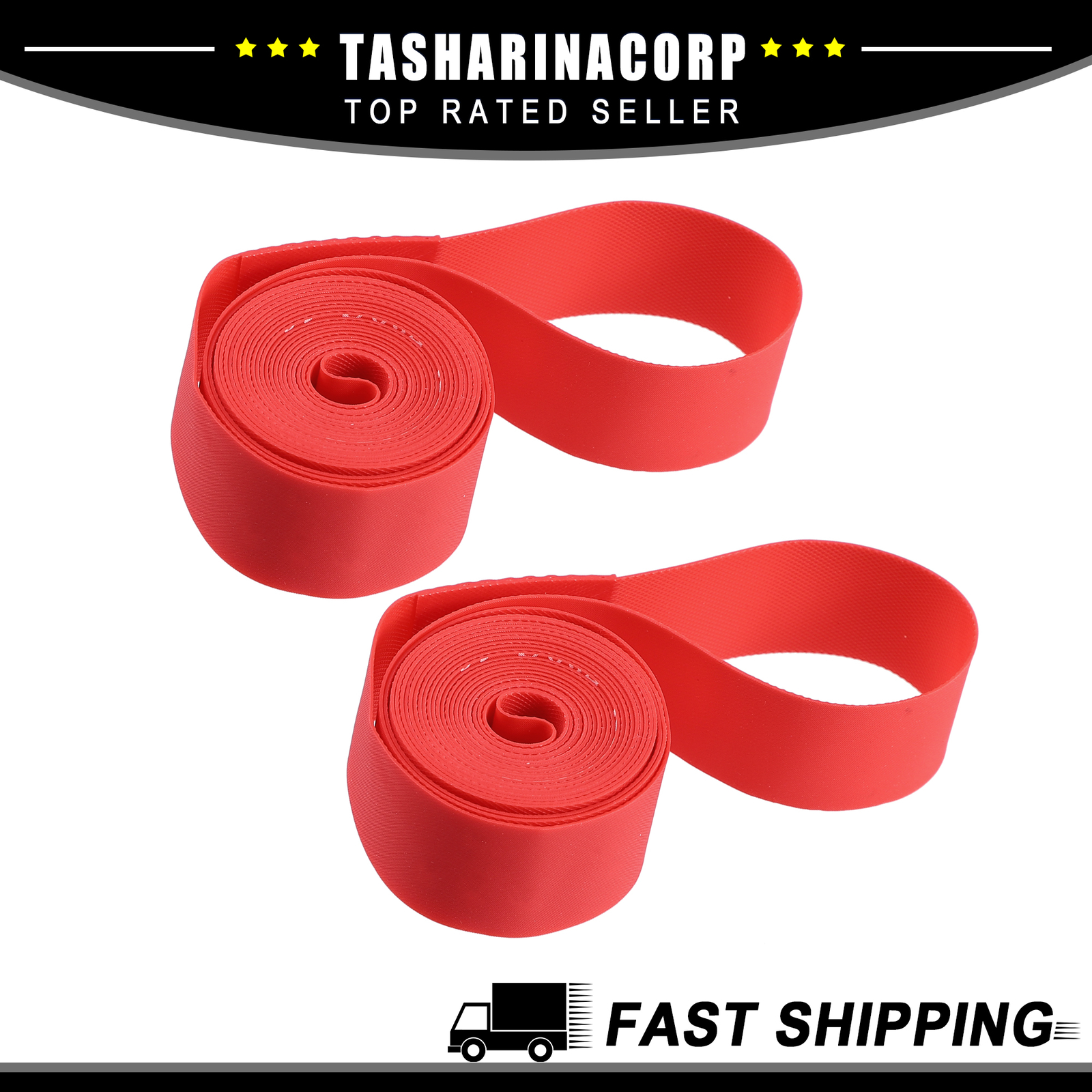 Piece of 2 26" Bike Wheel Rim Strip Rim Tape Liner Inner Tube Protection Band