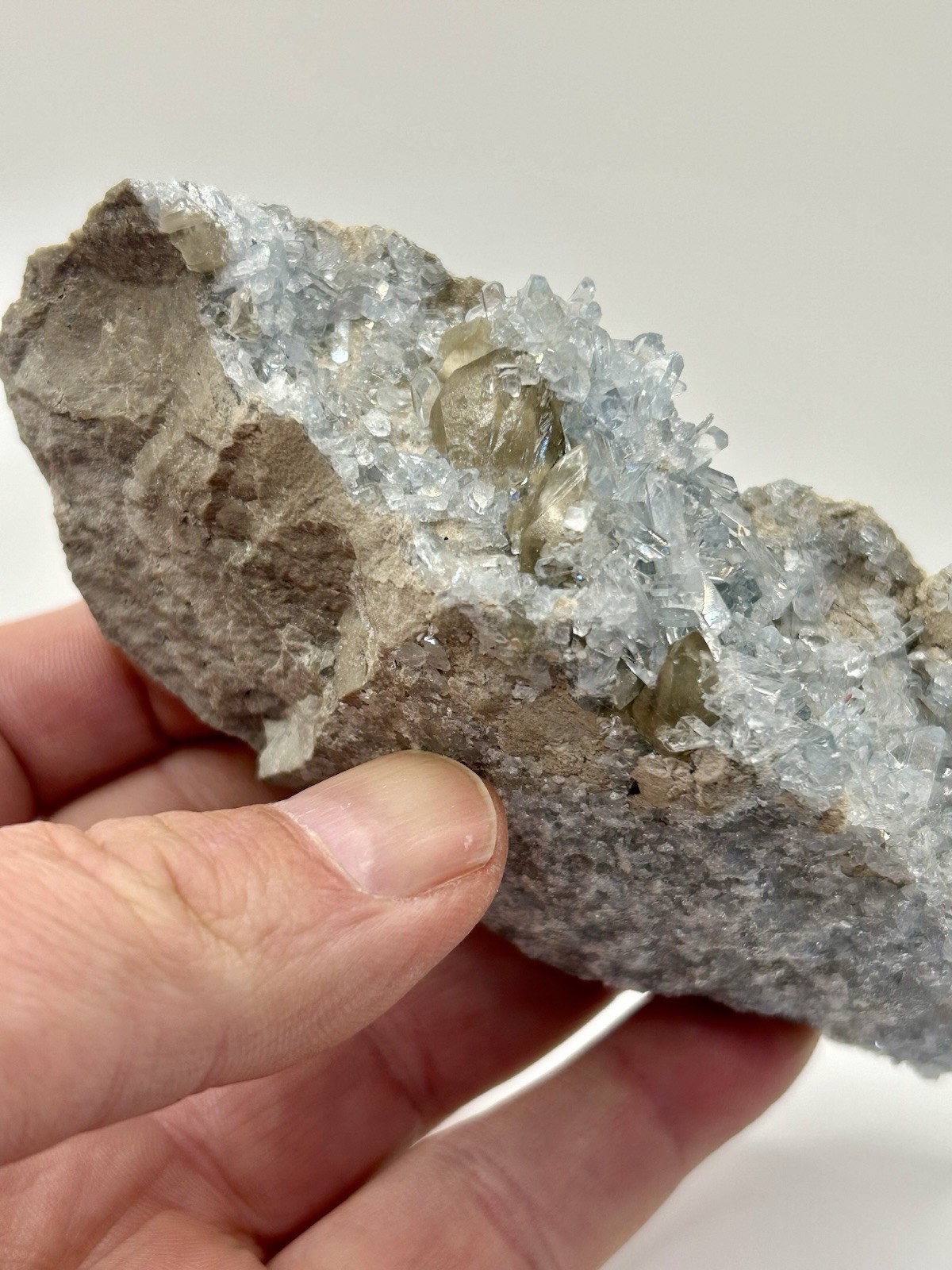 Old Superb Calcite & Gem Celestine, Holloway Quarry, Michigan