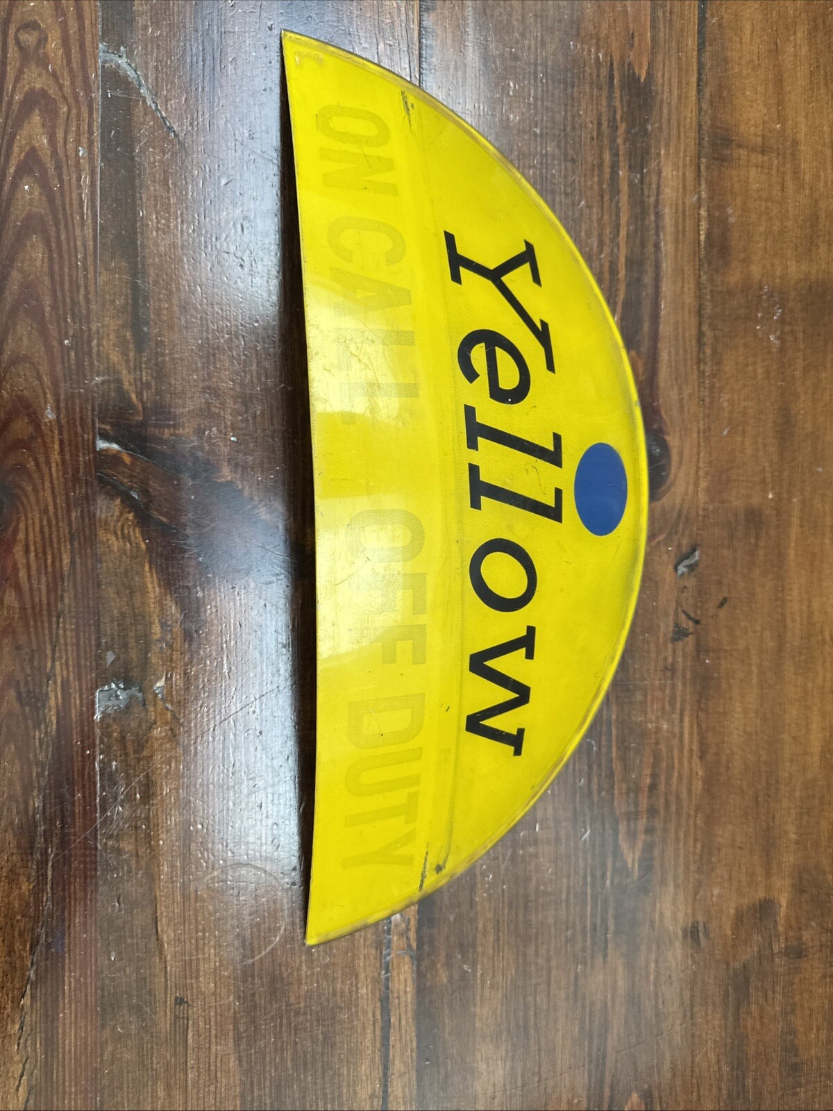 Taxi Cab Roof Light Sign original Rounded Light Up OLD !