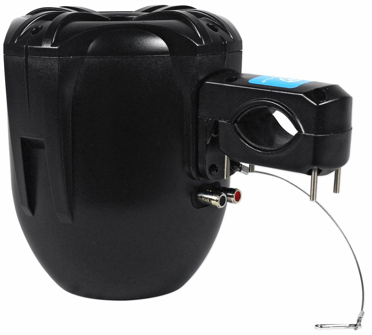 2 Pairs Rockville RWB65B 6.5" Black Marine Wakeboard Tower Speakers - 1000 Watts