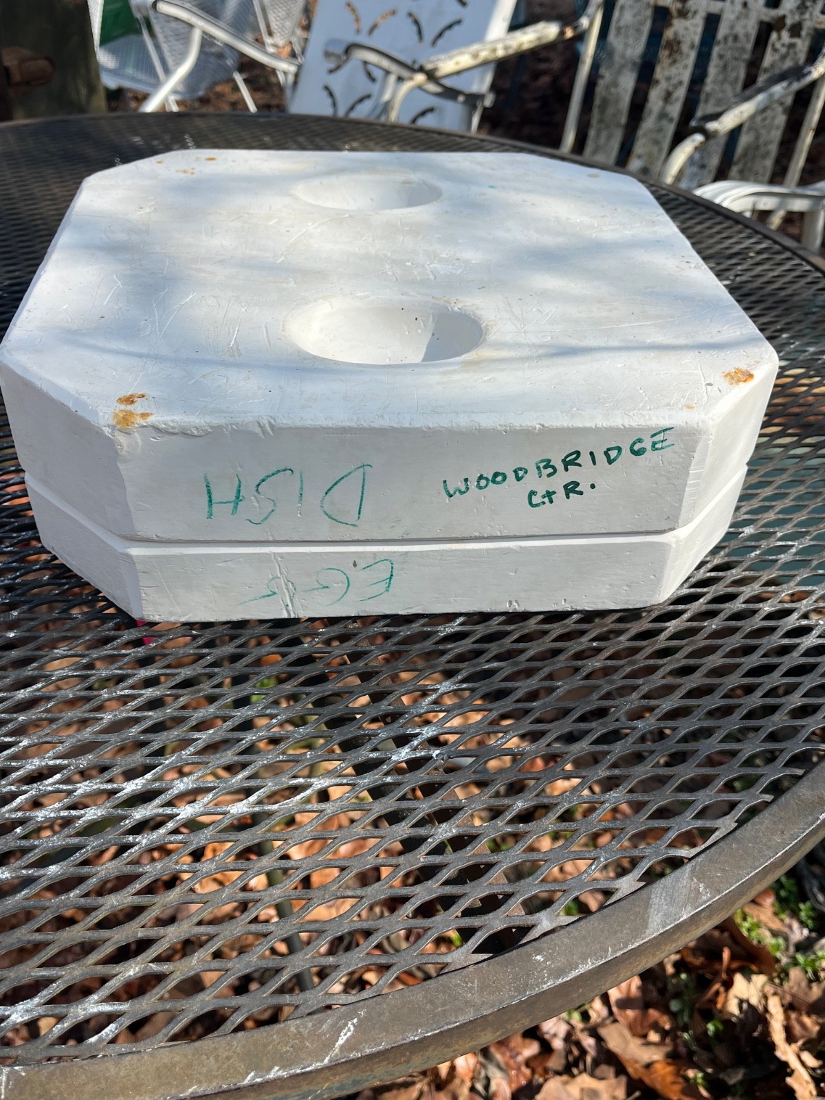 Vintage Weaver Decorative Fancy Egg Platter Plate Tray Slip Casting Mold 51