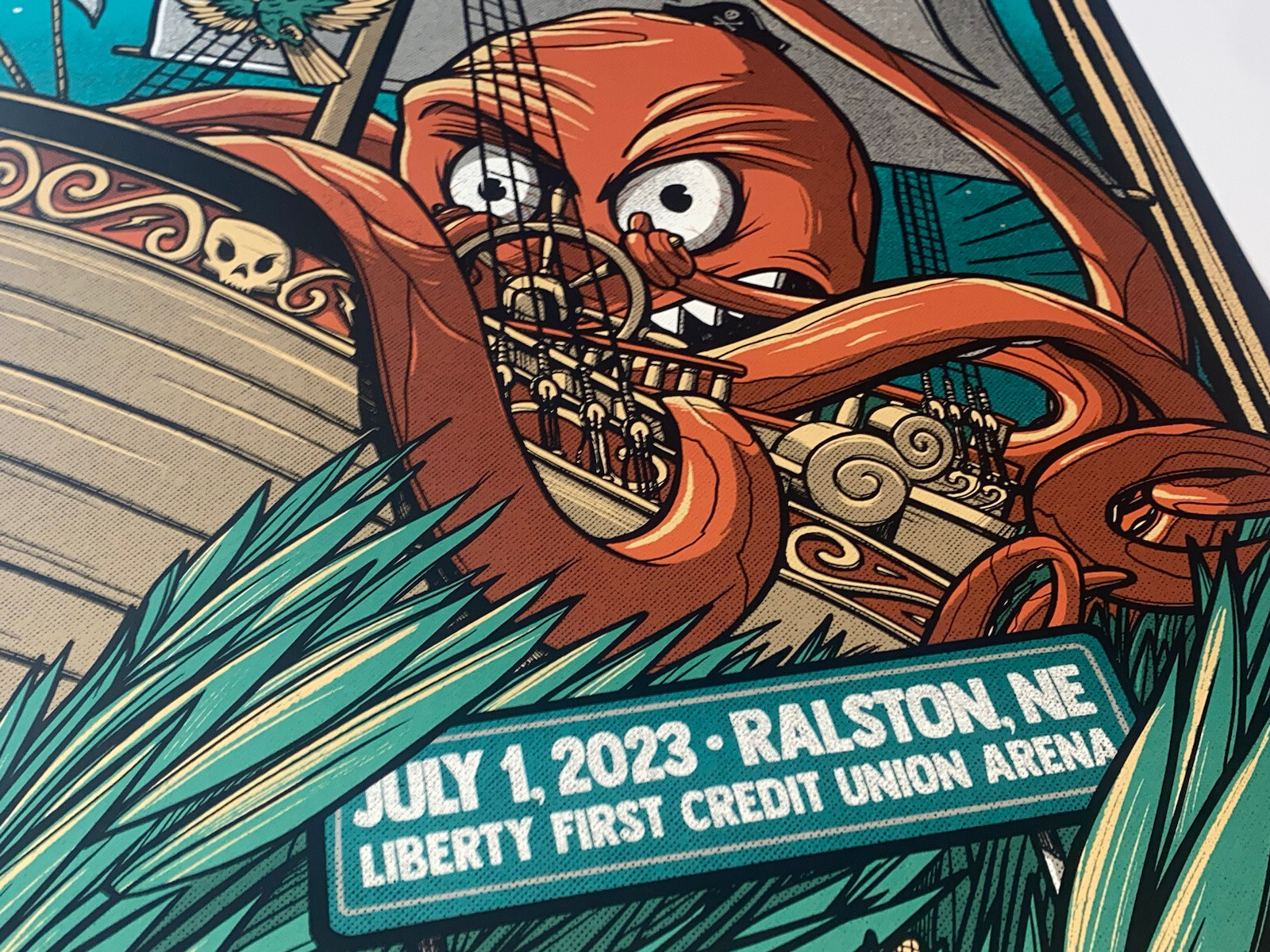 Dirty Heads Poster Ralston NE 7/1/23 Print Silkscreen Official LE Sold Out!