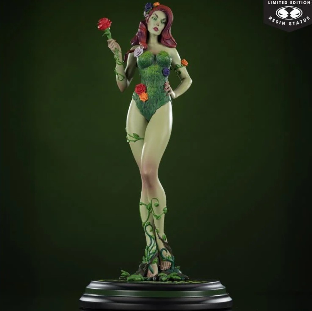 DC Cover Girls Poison Ivy 1/8 Scale Limited Edition Statue By J. Scott Campbell