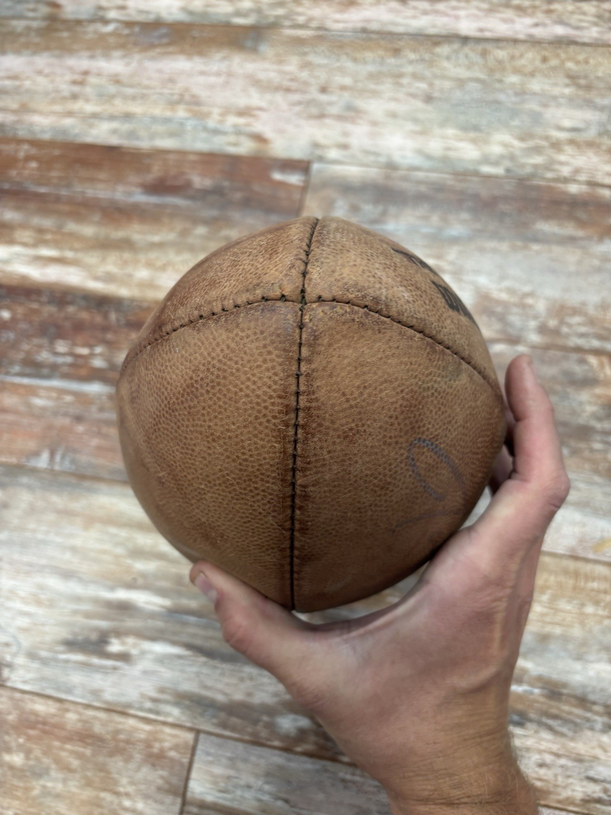 2006 Denver Broncos Team Stamped Practice Used NFL Wilson The Duke Football