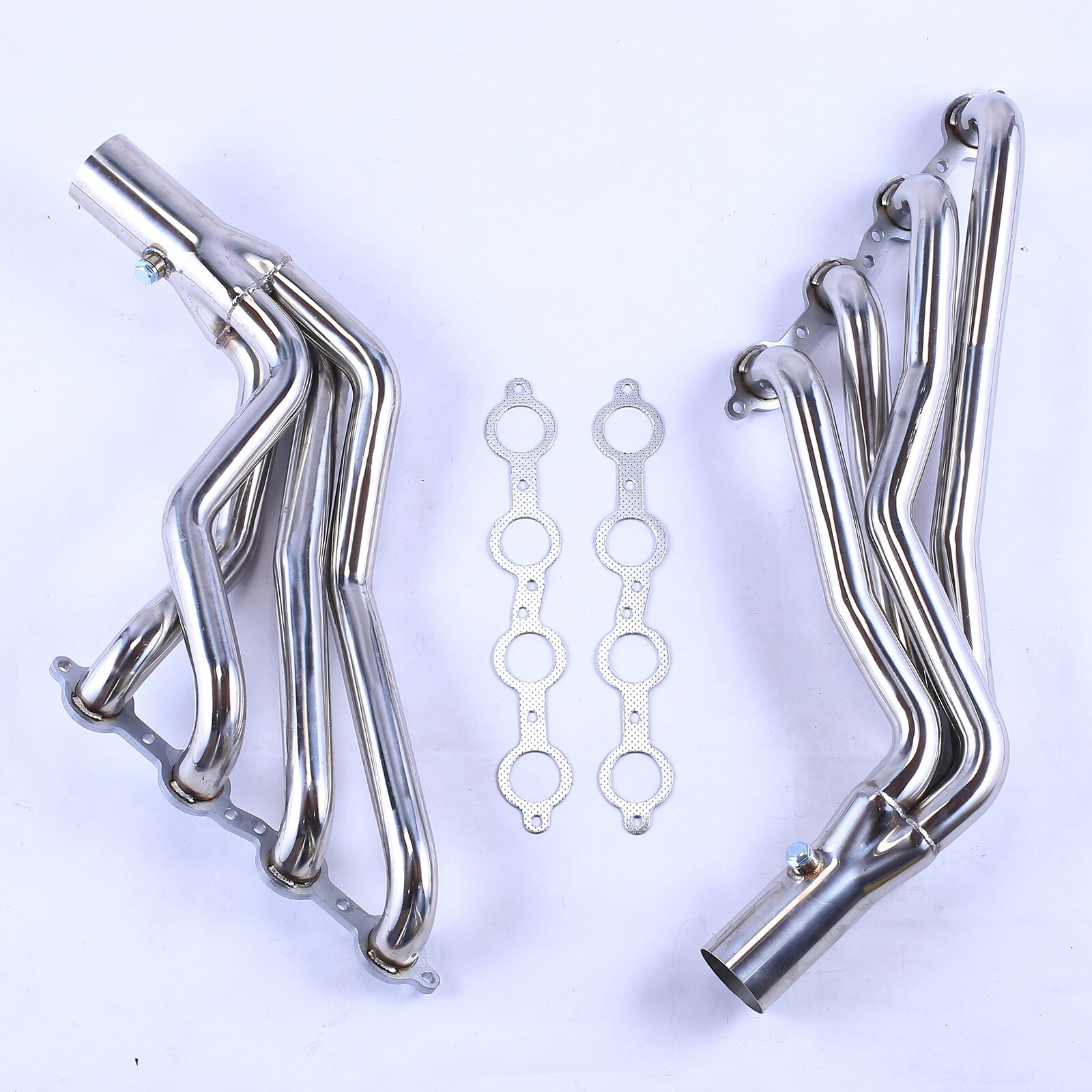 Stainless Steel Headers Manifold w/ Gaskets for Chevy GMC 07-14 4.8L 5.3L 6.0L