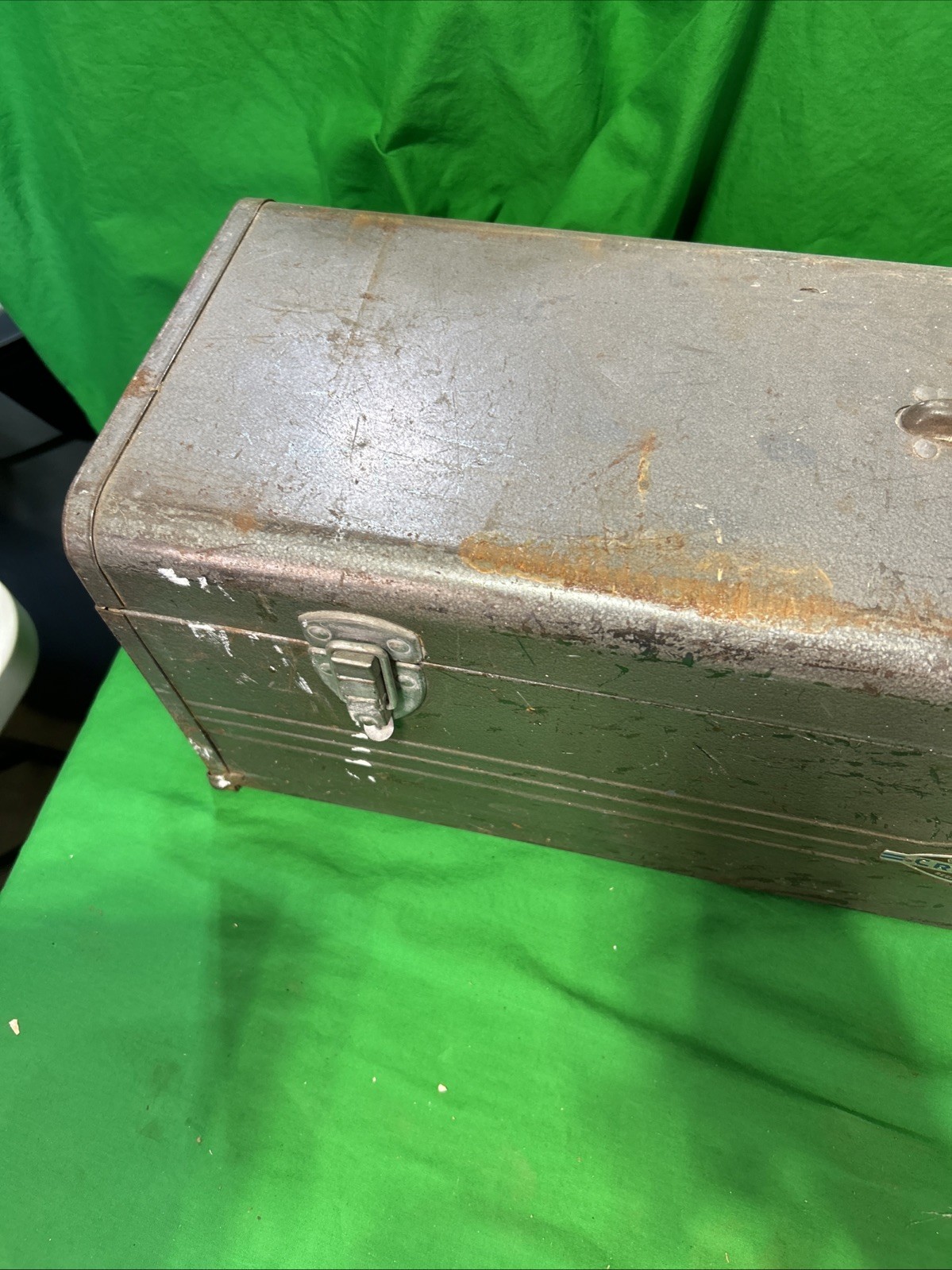 Craftsman 6517 Carpenters Toolbox w/Tray -1950's Logo