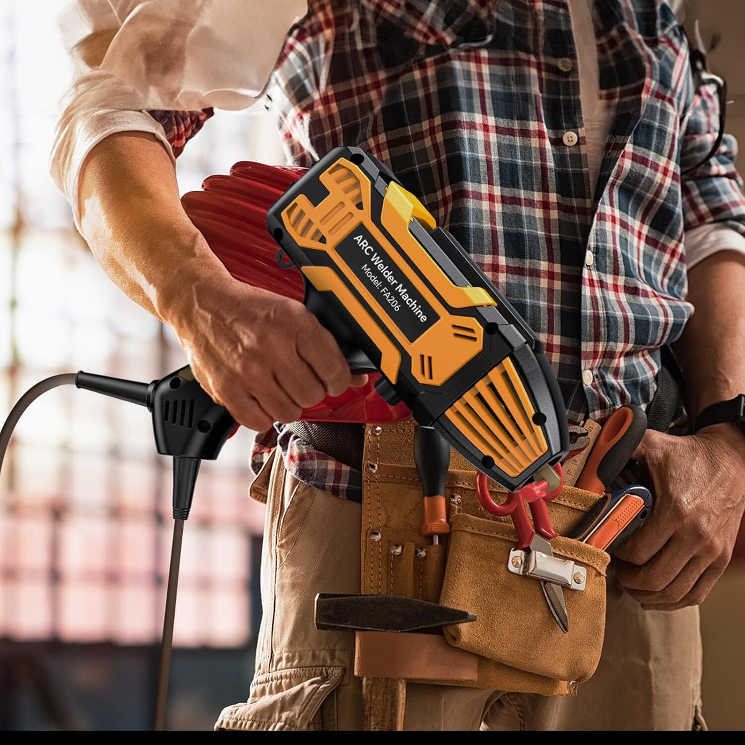 Handheld Welding Machine 110V Stick Welder IGBT Inverter Electric ARC Welder Gun