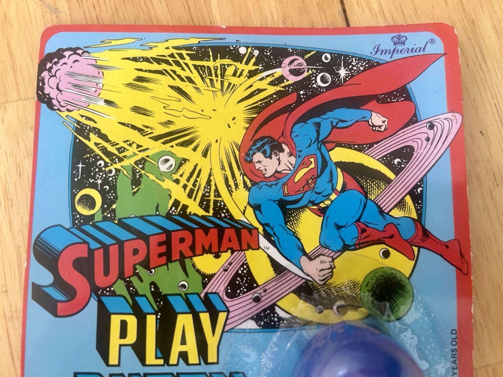 Superman Play Putty 1987 Imperial DC Comics Kenner Super Powers Jack Kirby