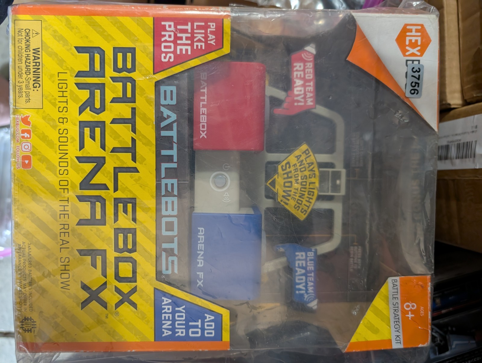 1 - HEXBUG BattleBots Arena FX Electronic Interactive Lights & Sounds SEALED OOP