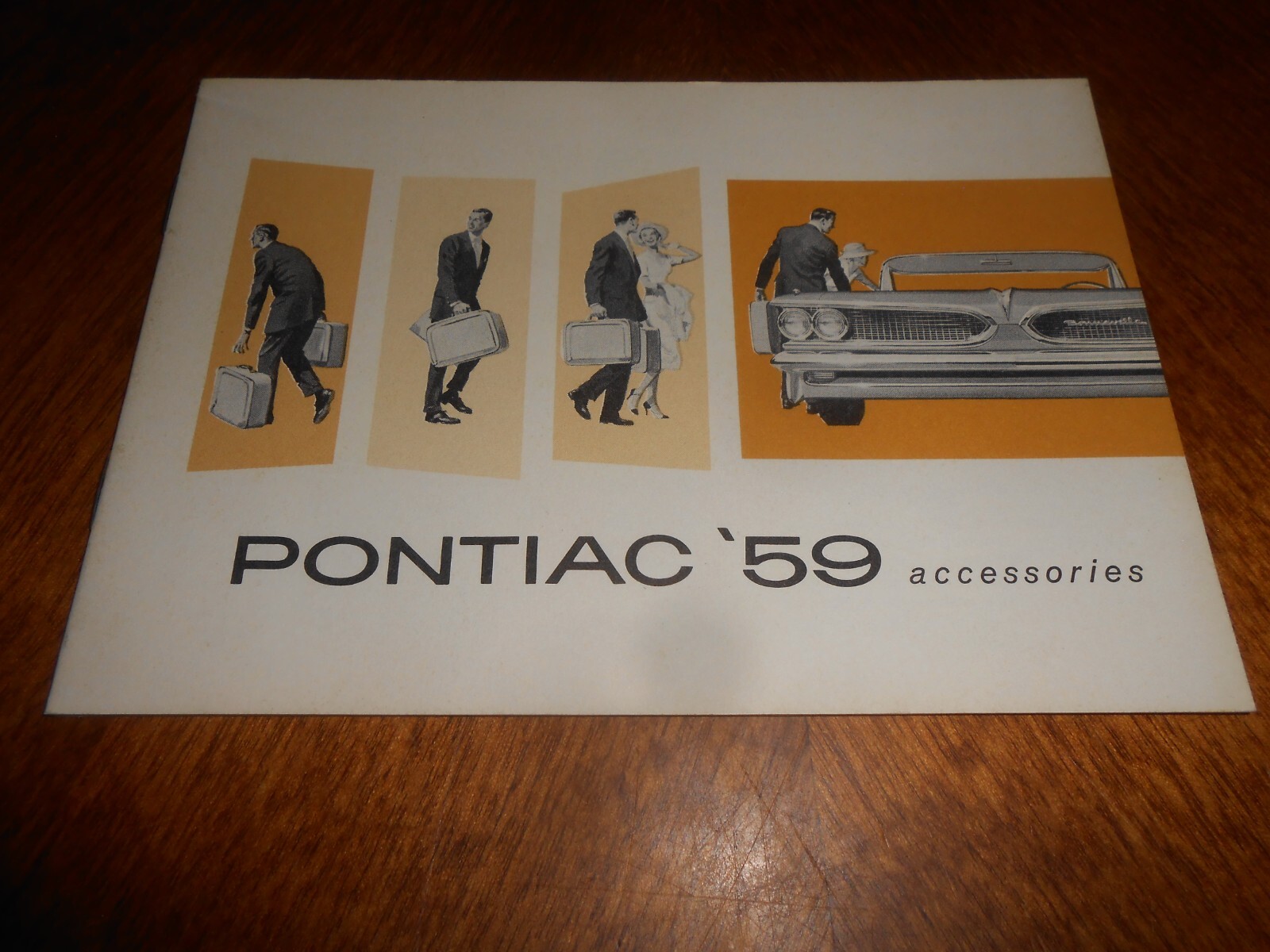 1959 PONTIAC OPTIONS & ACCESSORIES BROCHURE / 16 p. BOOK with ORDER CODES & More