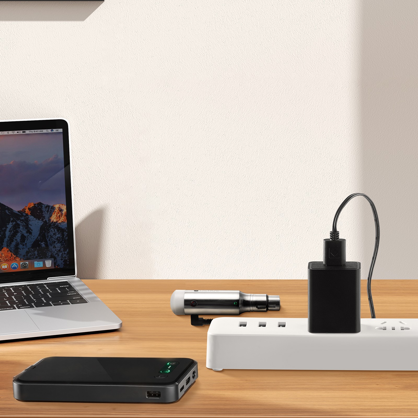 VEVOR DMX Wireless Receiver Transmitter Rechargeable Battery Stage Light 4 PCs