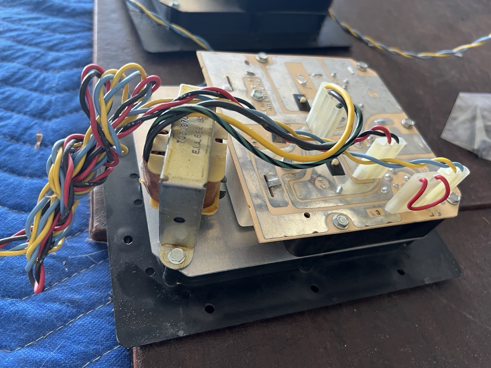 Lot of 3 Vintage Peavey Speaker Crossover Connector Boxes for parts or repair