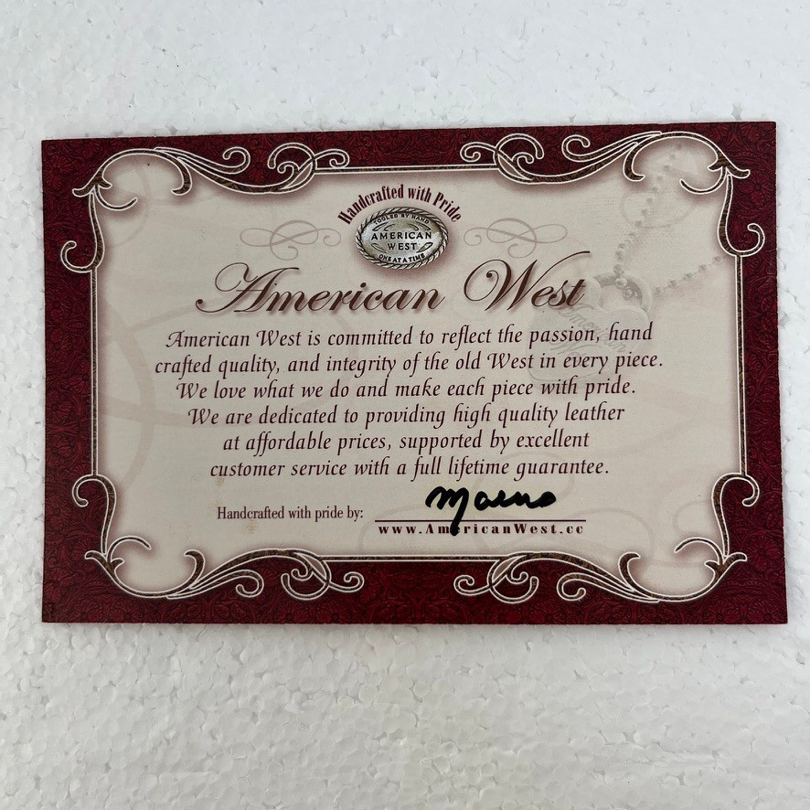 American West Tooled Leather Western Satchel Concho Crossbody Bag Cowgirl