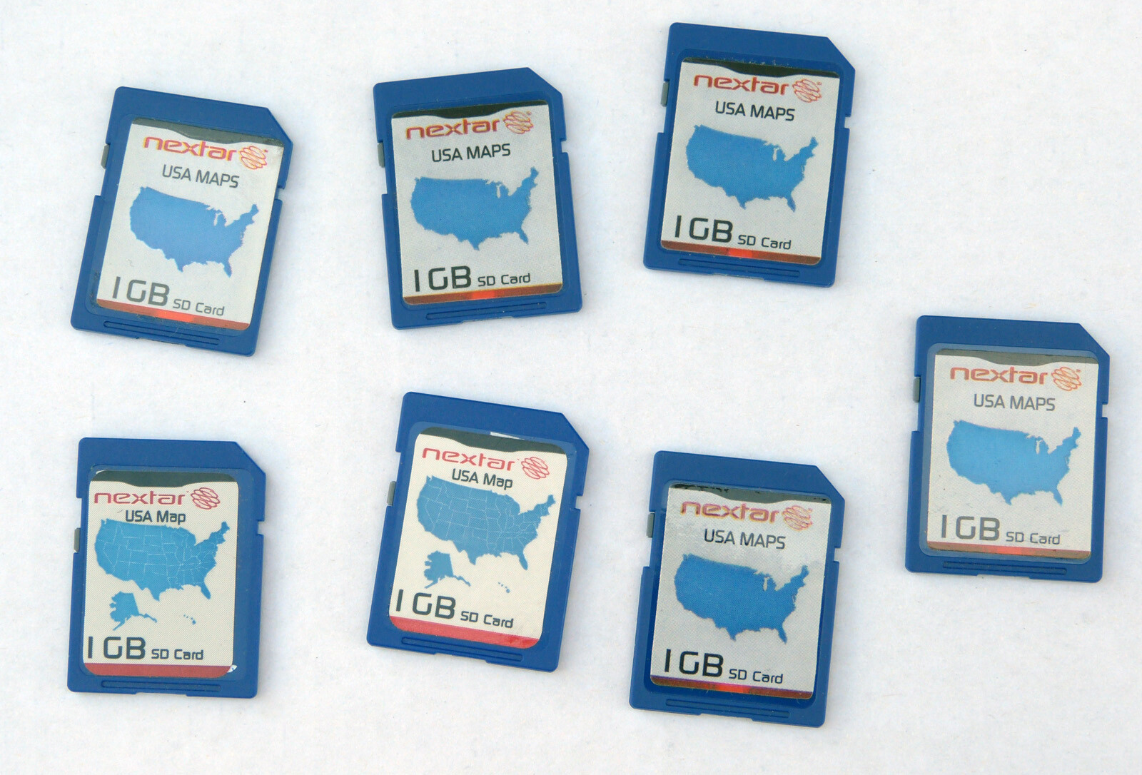 ONE (1) genuine Sandisk 1GB SD card with Nextar gps USA maps