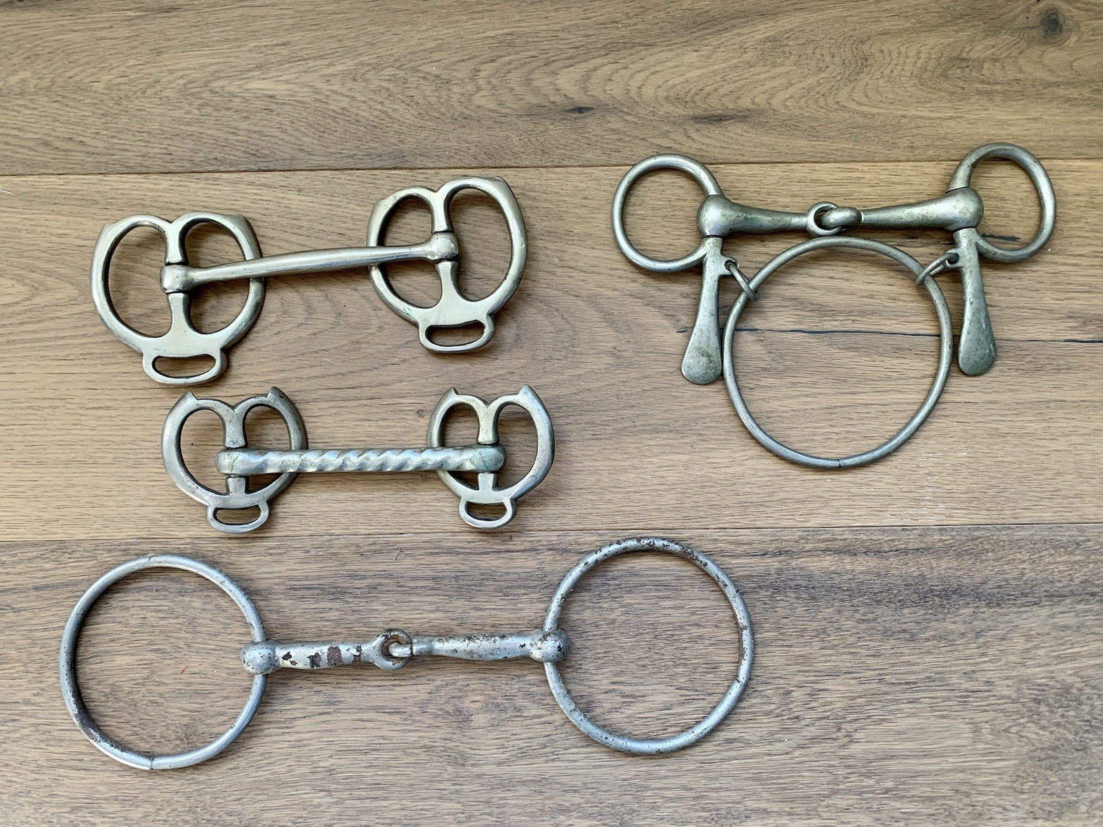 Lot of 9 Vintage Horse Pony Bits Barn Farm Decor