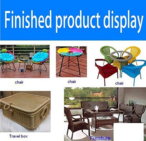 CoolsomeJies 230FT Wicker Repair Kit,Coffee Brown Gradient Wicker Chair Repai...