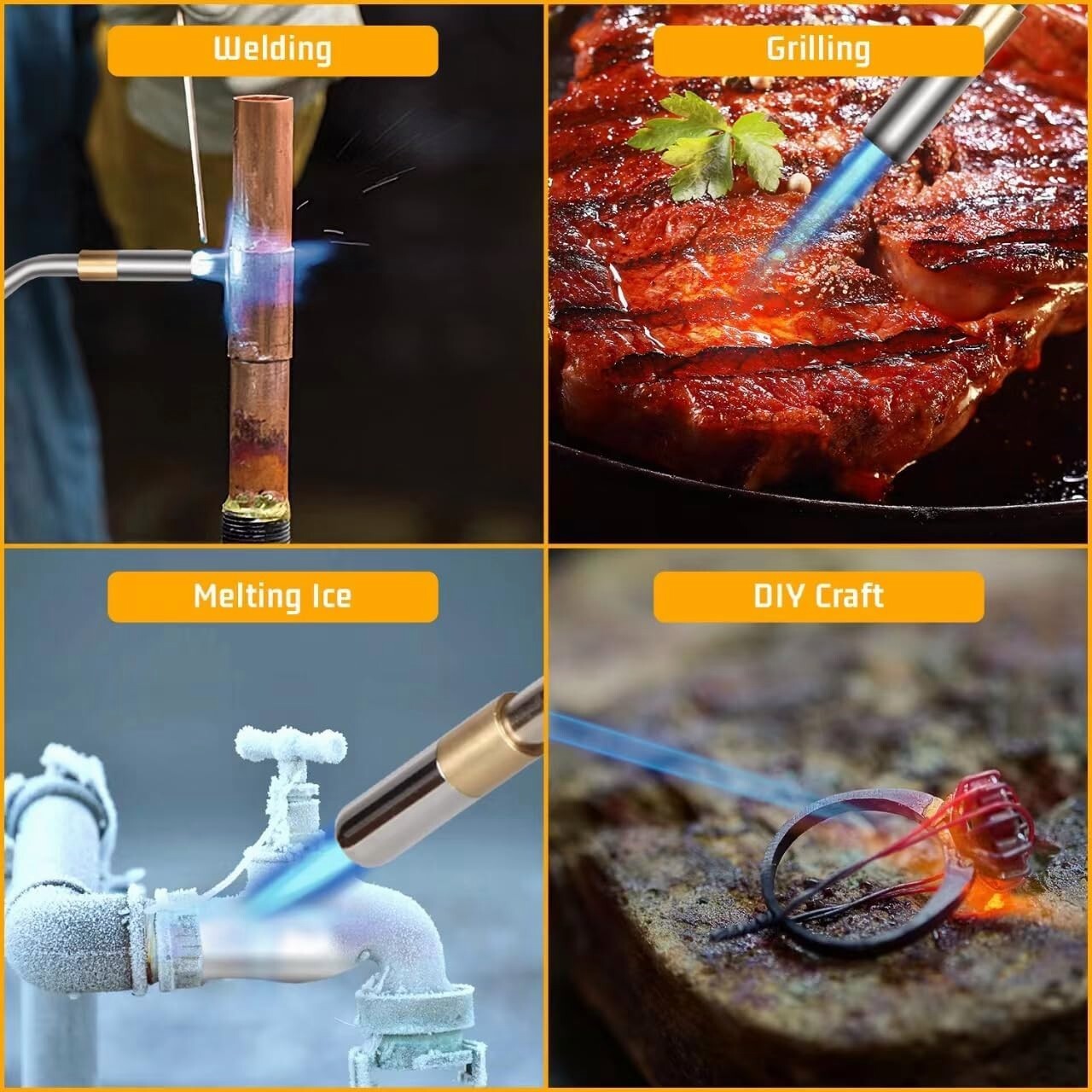 Propane Torch Kit Map Gas Torch Kit Welding Torch Soldering Torch Kit Torch Head