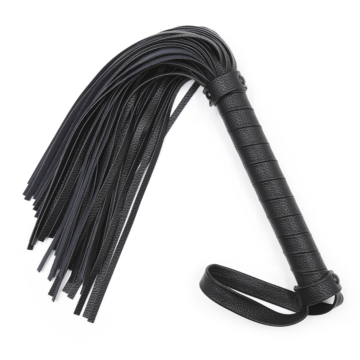 PU Leather Horse Riding Whip Handle Spanking Flogger Crops For Couples Roleplay