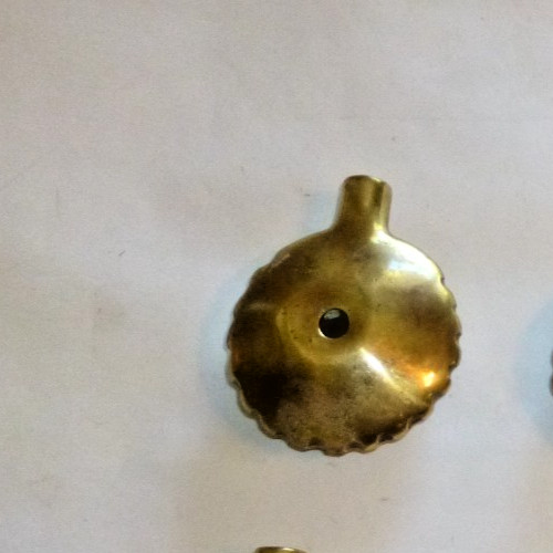 Brass Pendulum Bob with Threads,2-inch Diameter Solid Brass