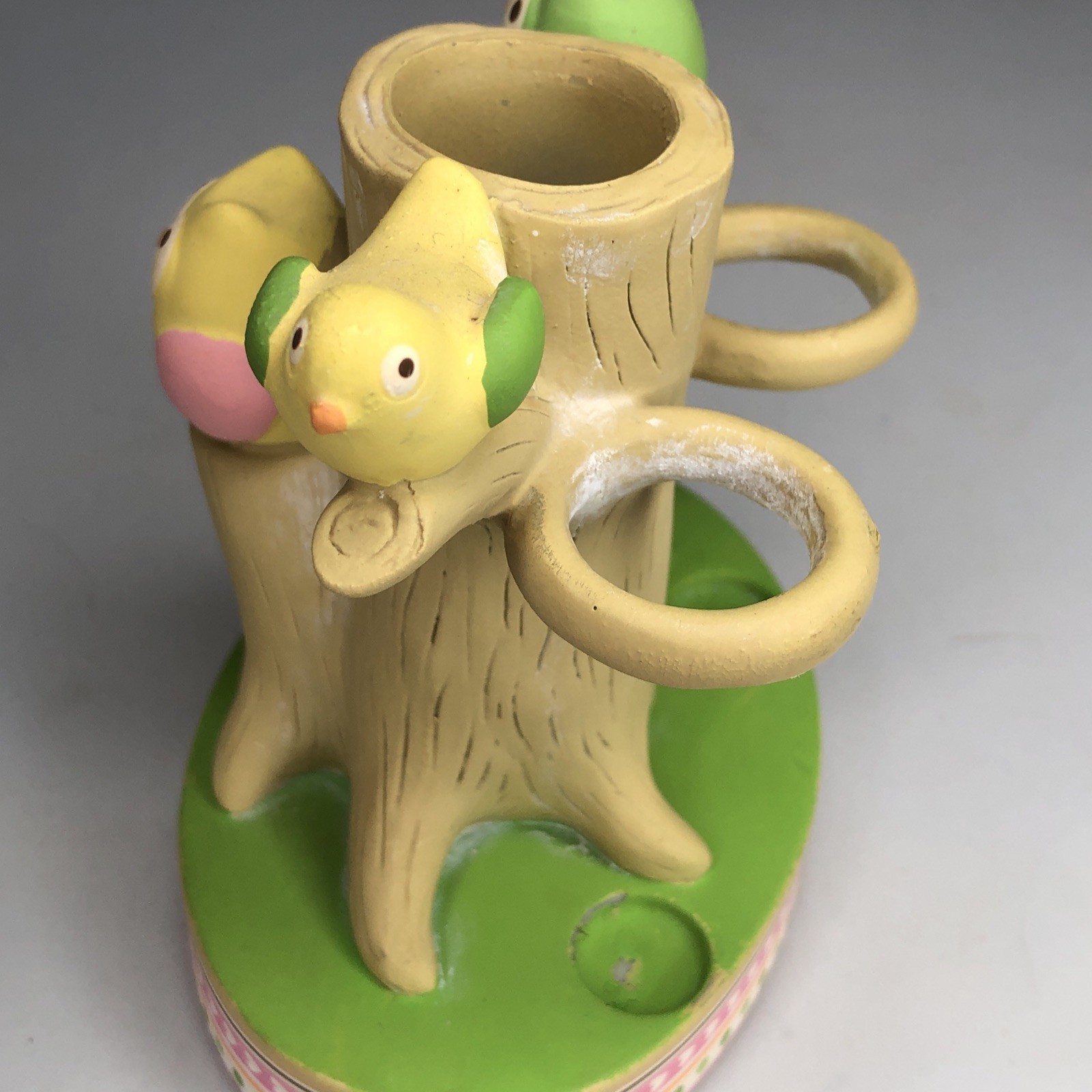 Circo Owls and Bird in Tree Resin Toothbrush Holder Retired Target 2012