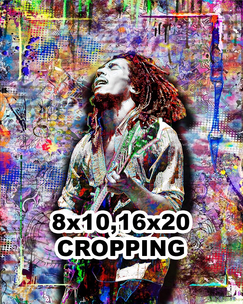 BOB MARLEY And The Wailers Poster 12x18in Bob Marley Tribute Art Free Shipping