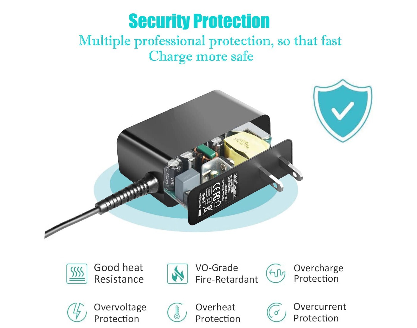 19V AC Adapter for MARBERO M82 M822 M87 M88 M168 Portable Power Station Charger