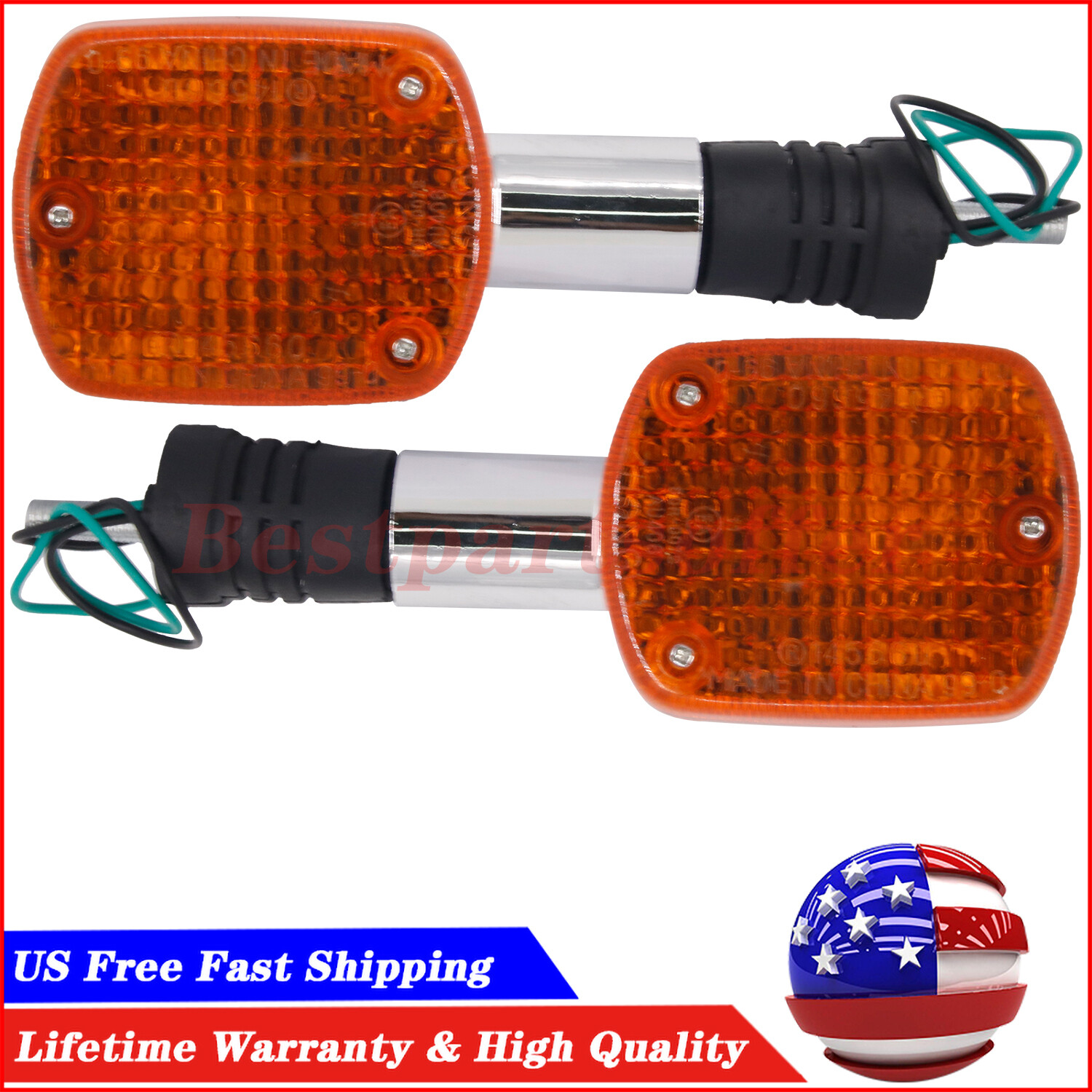 33400-MB1-406 Fits 1983-1986 Honda V65 Magna VF1100C 2pcs Turn Signal Indicators