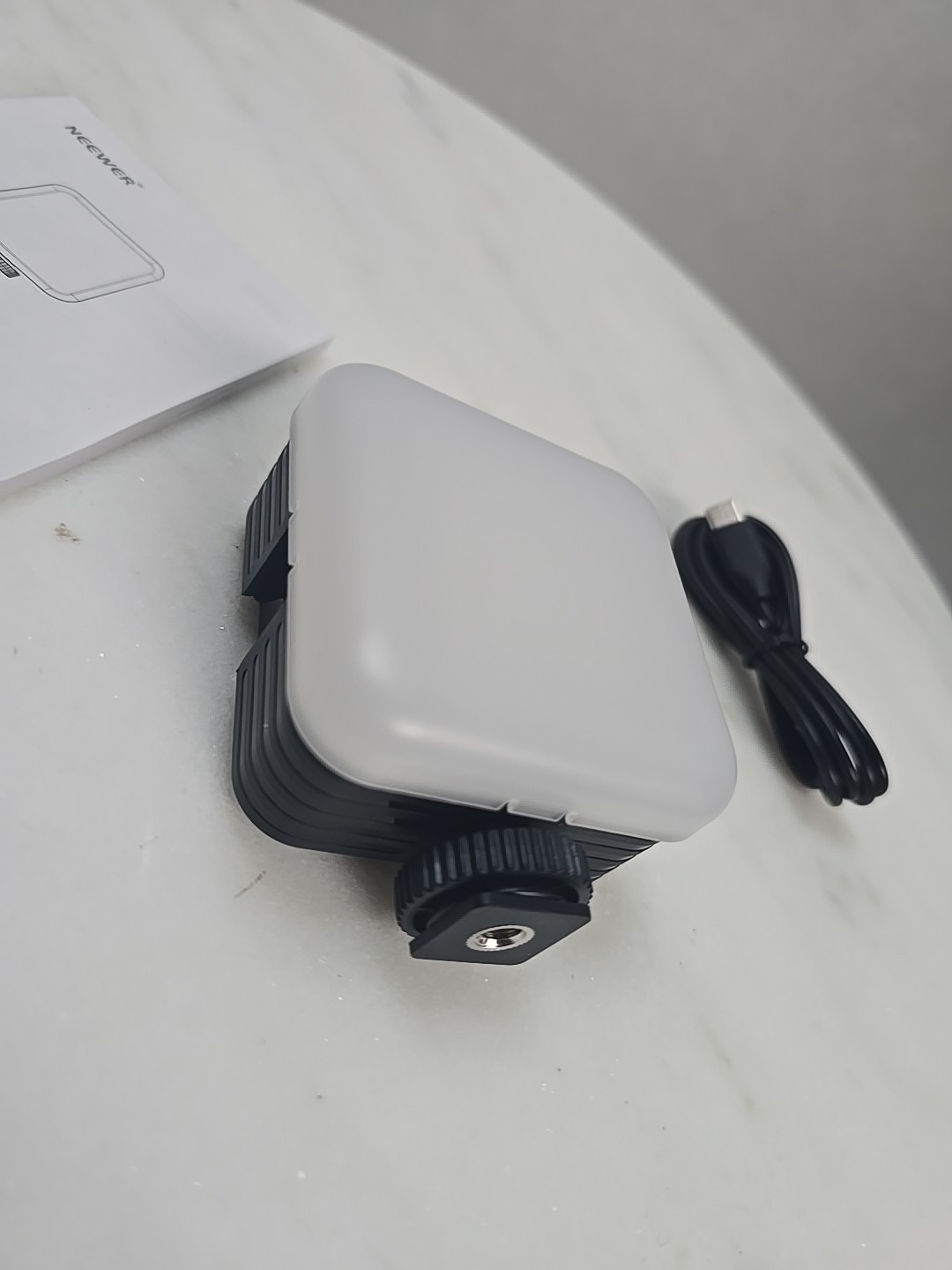 NEEWER Magnetic RGB Camera Light, 360° Full Color RGB61 Small LED Panel BRIGHT!