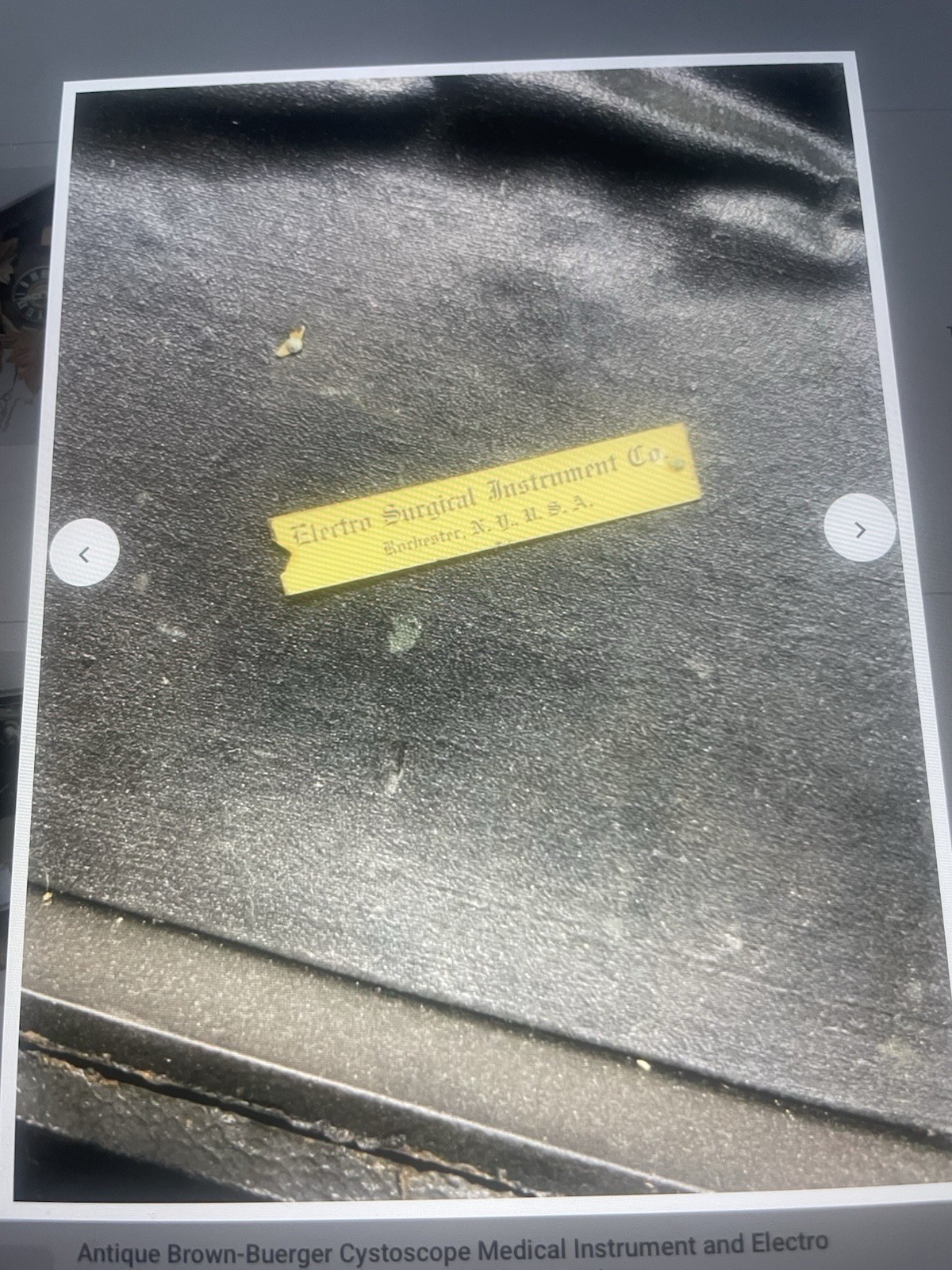 Rare Antique Electro Medical Instrument Case With tools