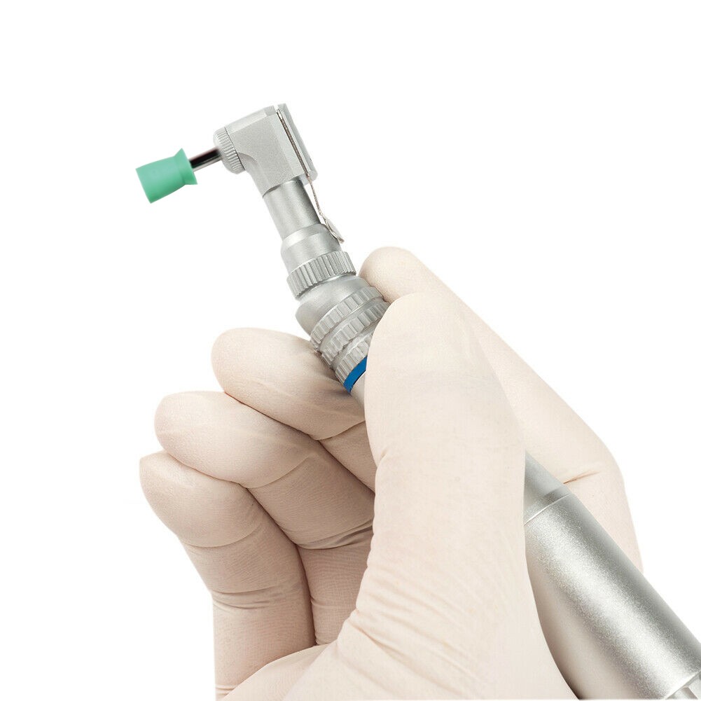 Dental Latch type Prophy Polishing Cups Polisher Rubber Polish Brushes green ad