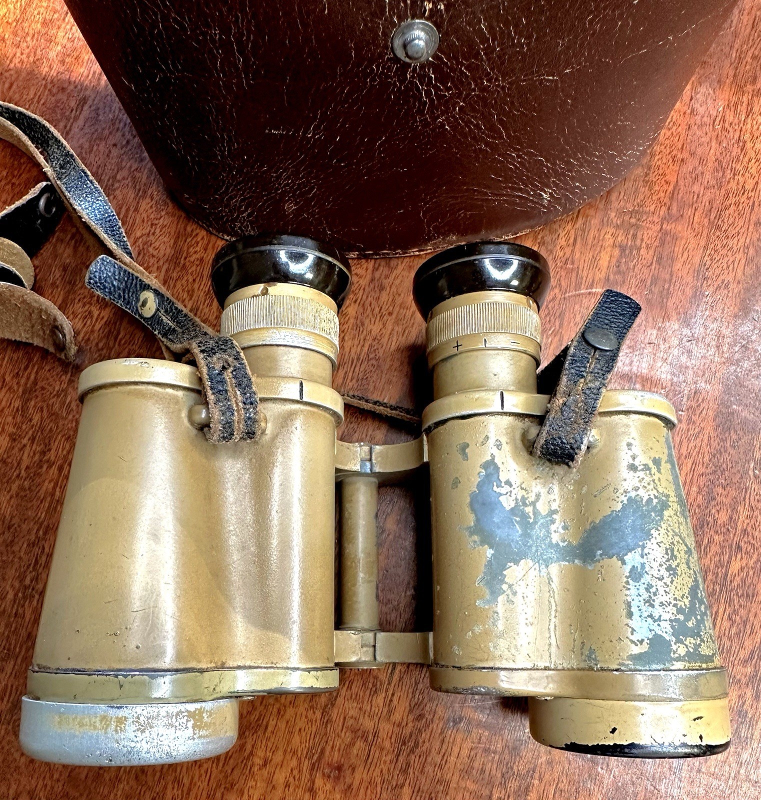 Dienstglas 6x30 DDX Desert Tan German Infantry WWll Binoculars SN 337732