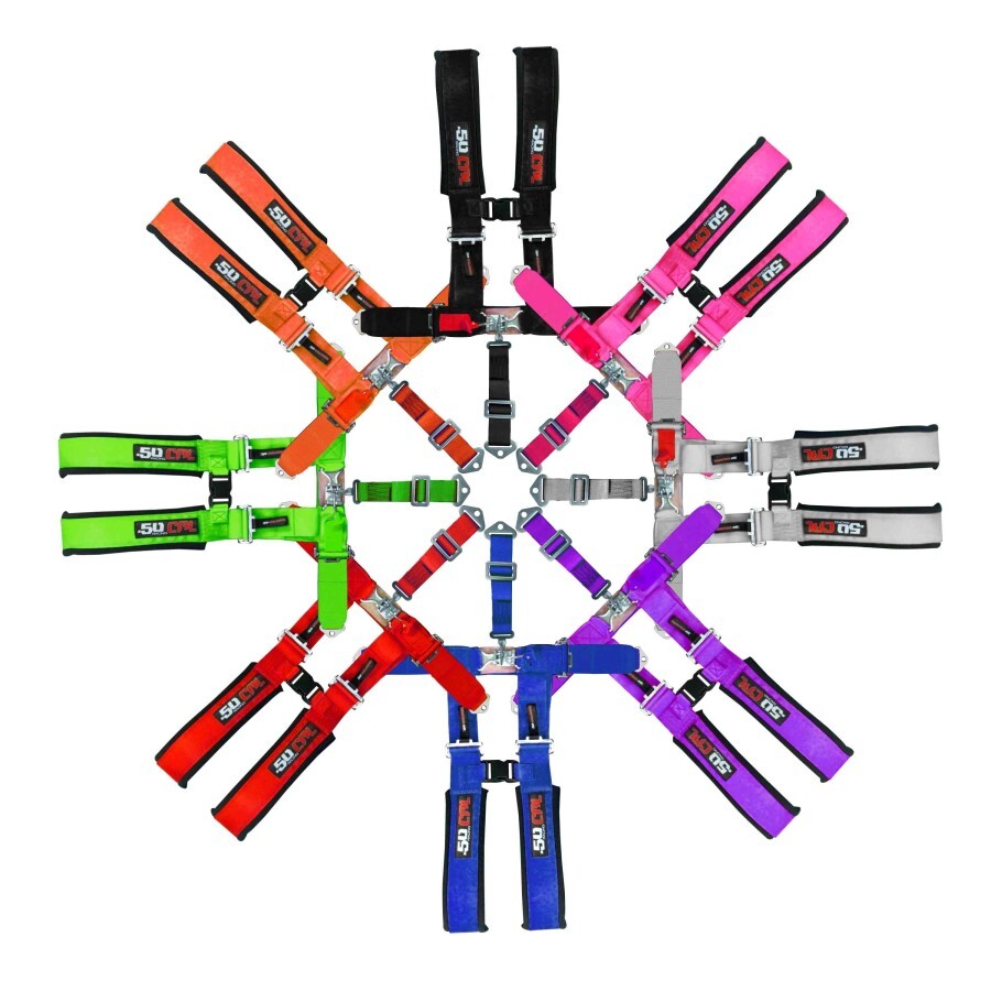 50 Caliber Racing 2in 3in 4 point 5 point UTV Harness RZR YXZ X3 Pro R Turbo S