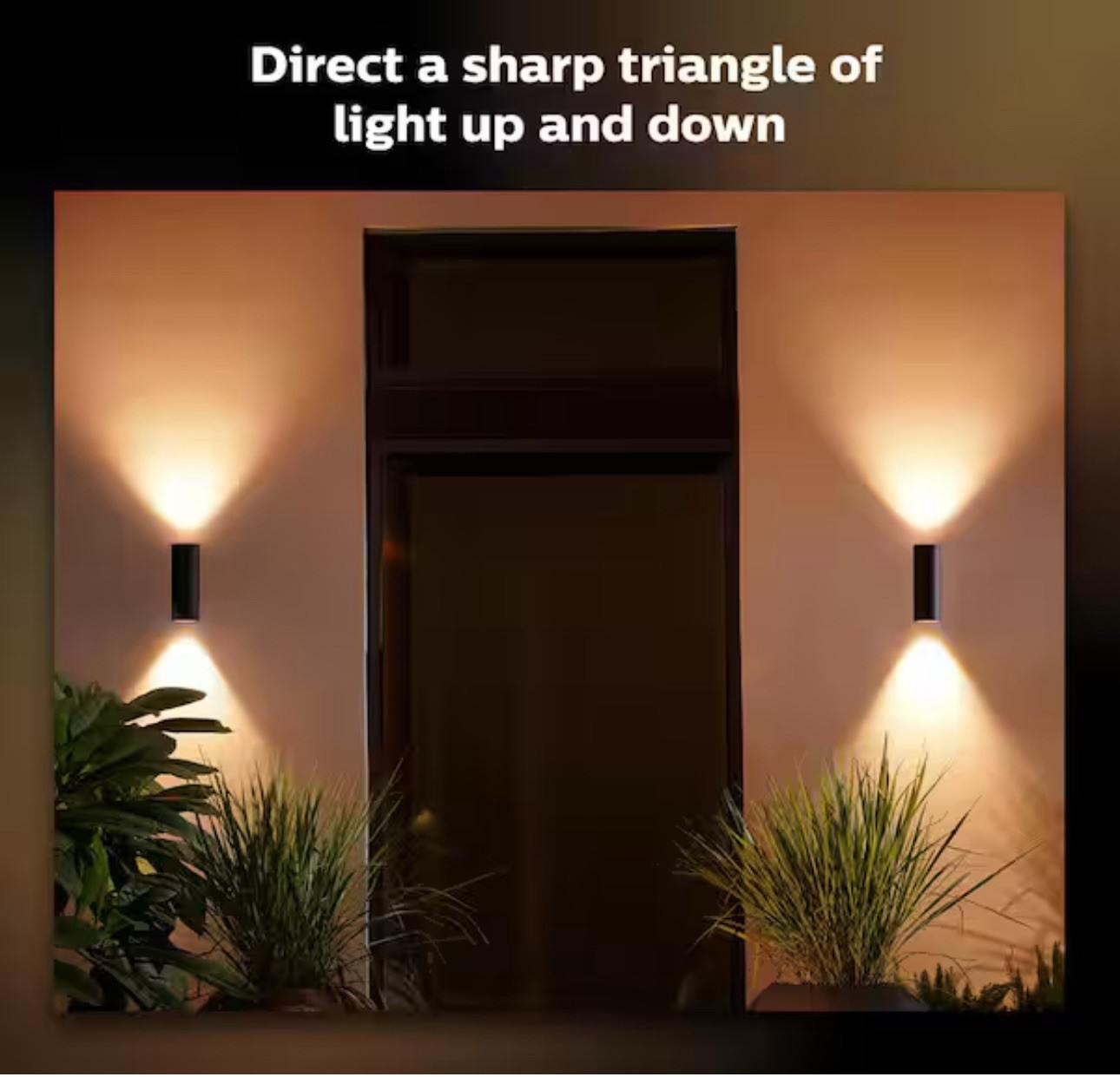 Philips Hue Appear Outdoor Smart Color Changing Wall Light Lantern