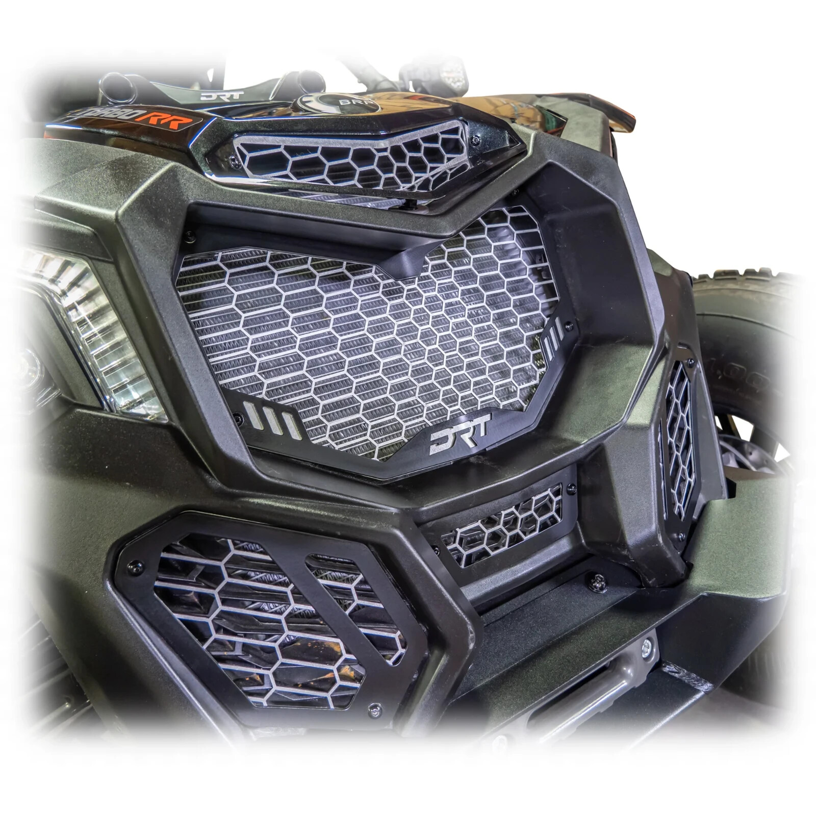 DRT Motorsports V2 5 Pc Front Grill Kit CAN-AM MAVERICK X3 2017-24 Max XRS XDS