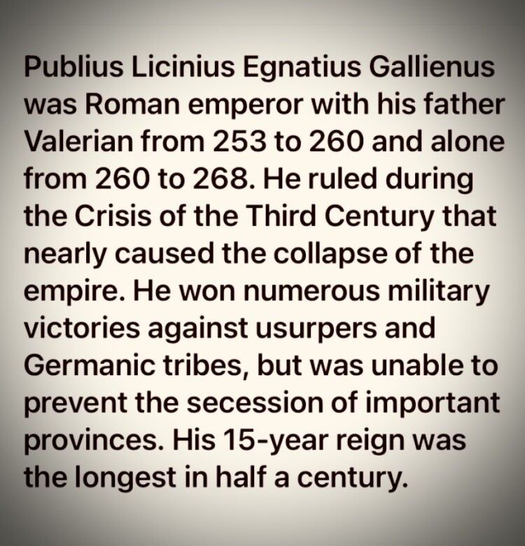 Ancient Roman Coin Emperor Gallienus 253AD-268AD NGC Genuine Double Denarius