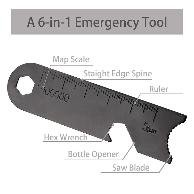 Fire Starter Flint Steel Striker Survival Kit Ferro Rod Outdoor Camping Tool New