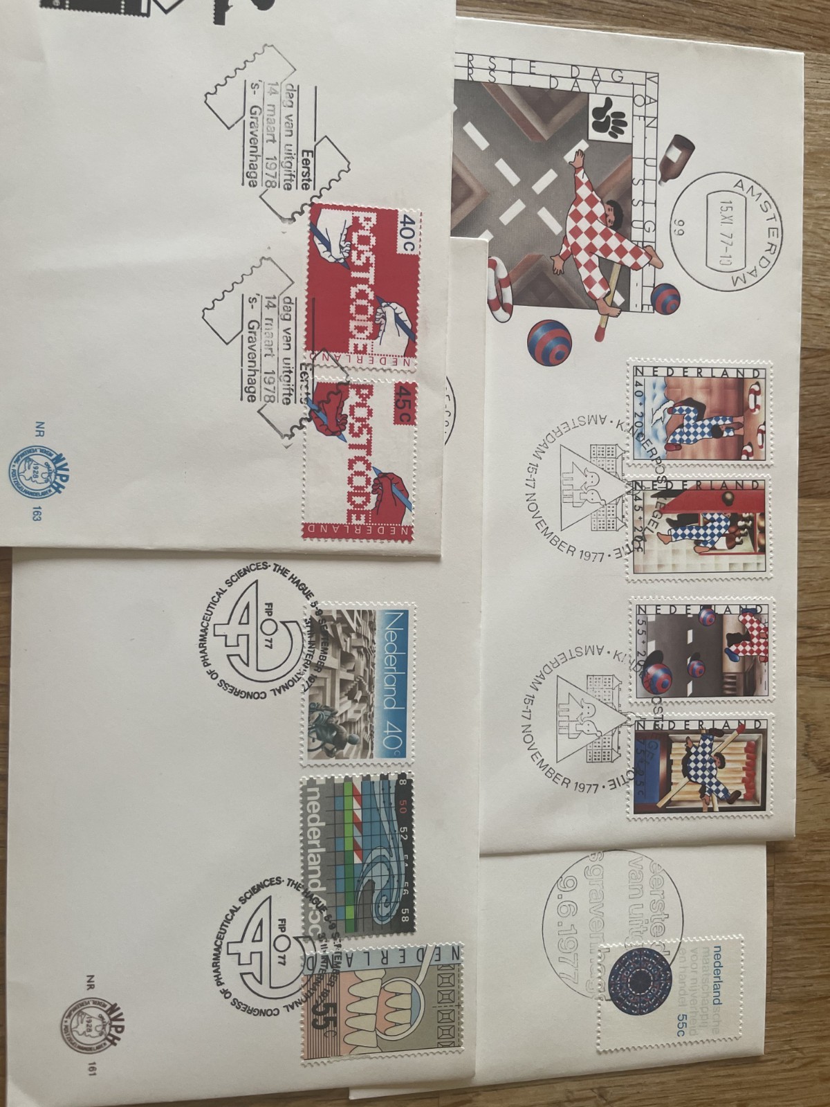 Netherlands 40 different FDC covers E160-199 from 1970's period very tidy
