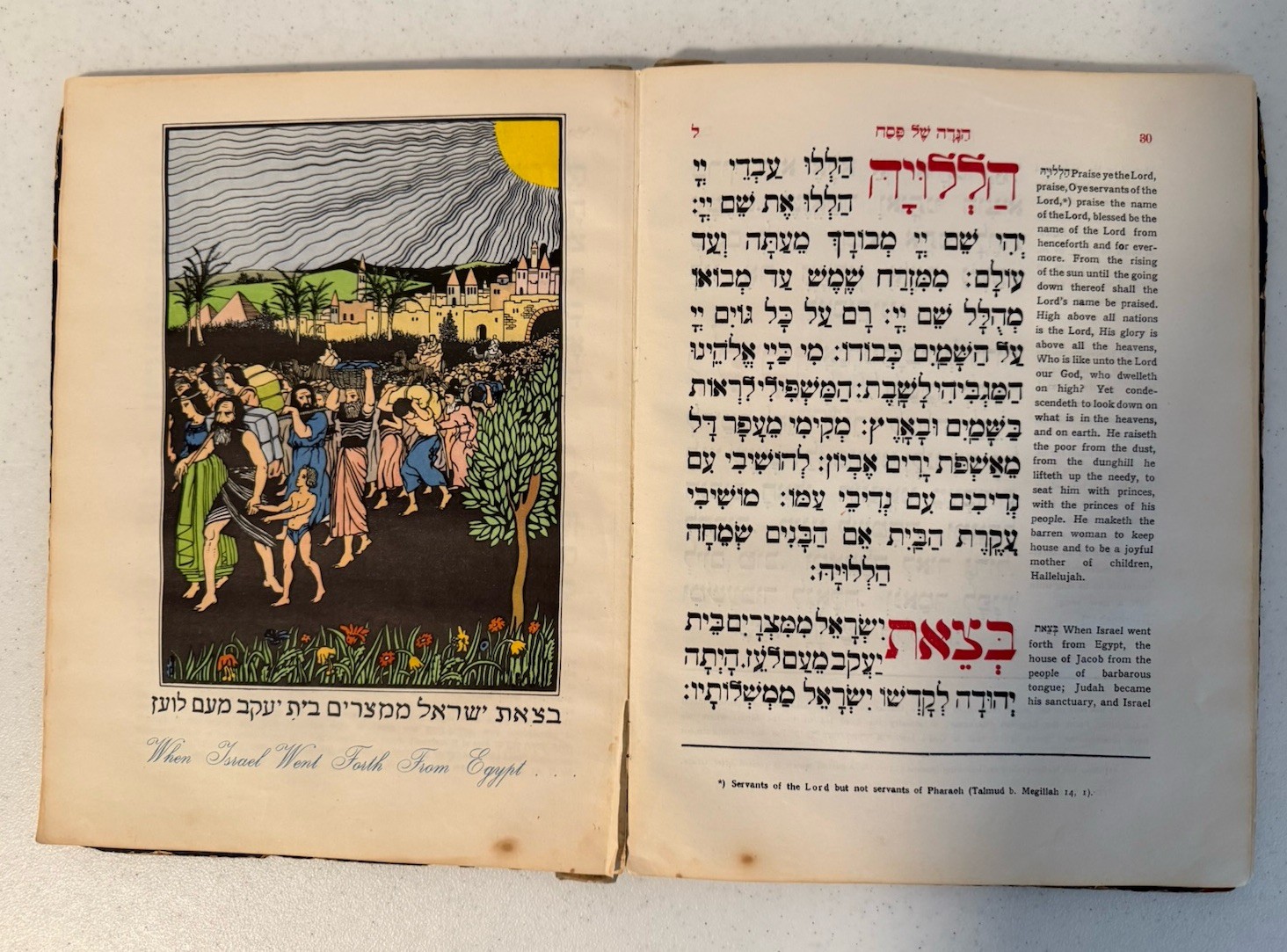 Chasam Sofer HAGGADAH PASSOVER Vienna WIEN 1928 JEWISH ART English RARE חתם סופר