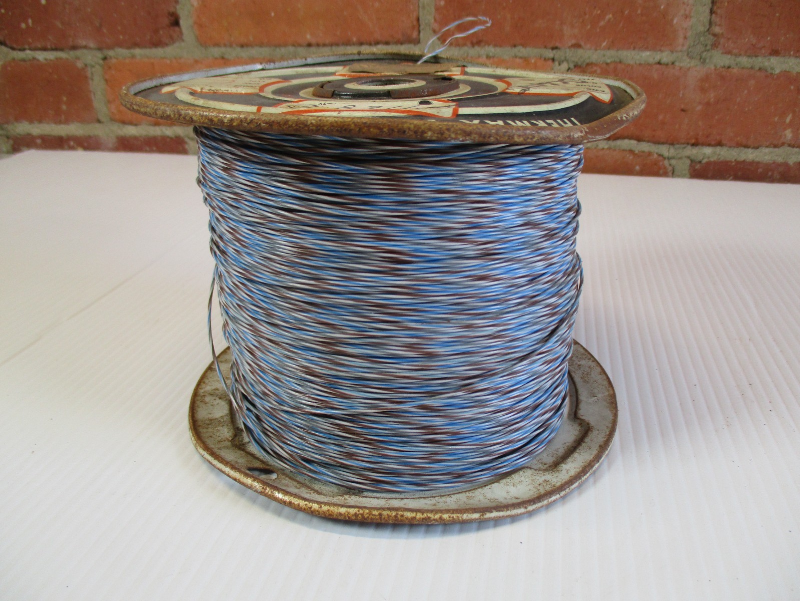 Thermax 22 AWG Stranded SPC Wire PTFE Teflon Mil-Spec Blue Brown White NOS