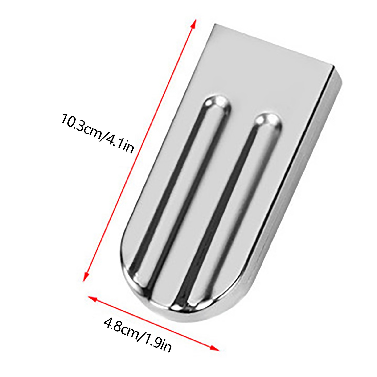Silver Stainless Steel Ice Cream Bars Molds 6 pcs 10.3*4.8cm Mold Modern