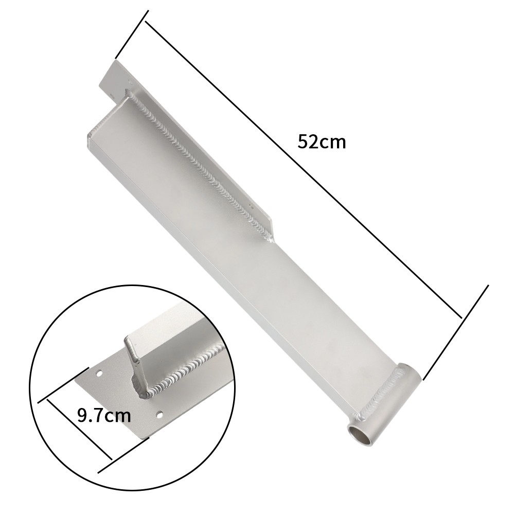 Trolling Motor Mount For Gheenoe With Handle Nose Cap - Left Mount Aluminum US