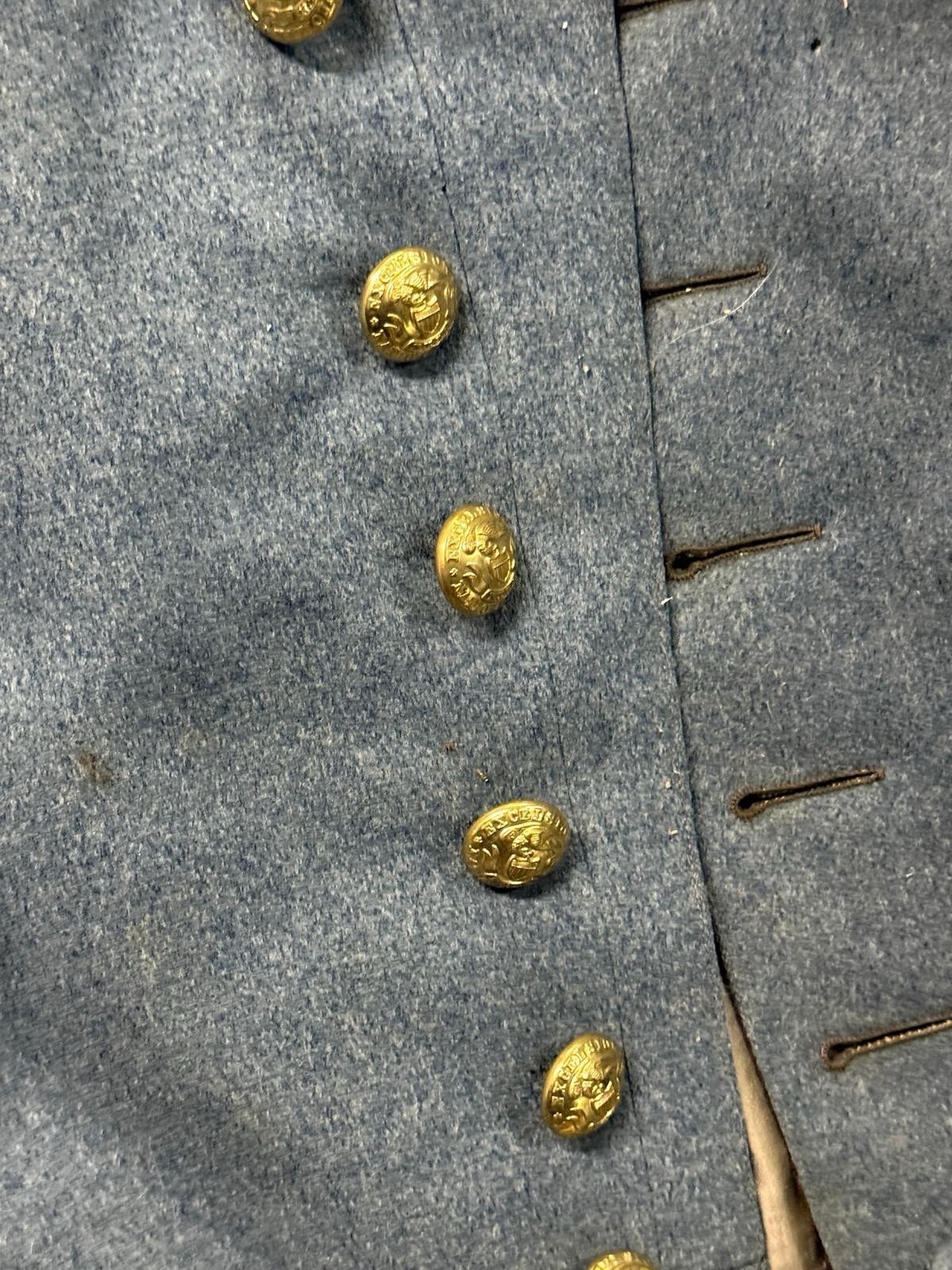 Id’d Lydecker, K Indian Wars National Guard Co. H 7th Regt. Frock Coat Jacket