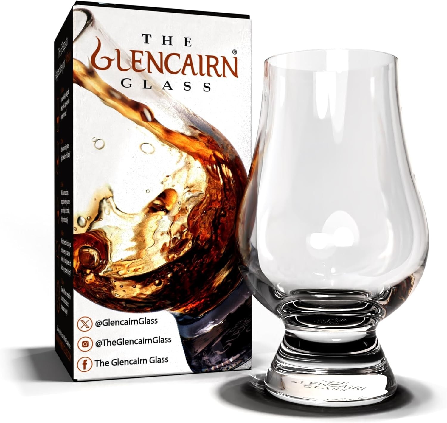 Glencairn Official Whiskey Glass, Set of 1, 2, 4, or 6 Pack - Brand New
