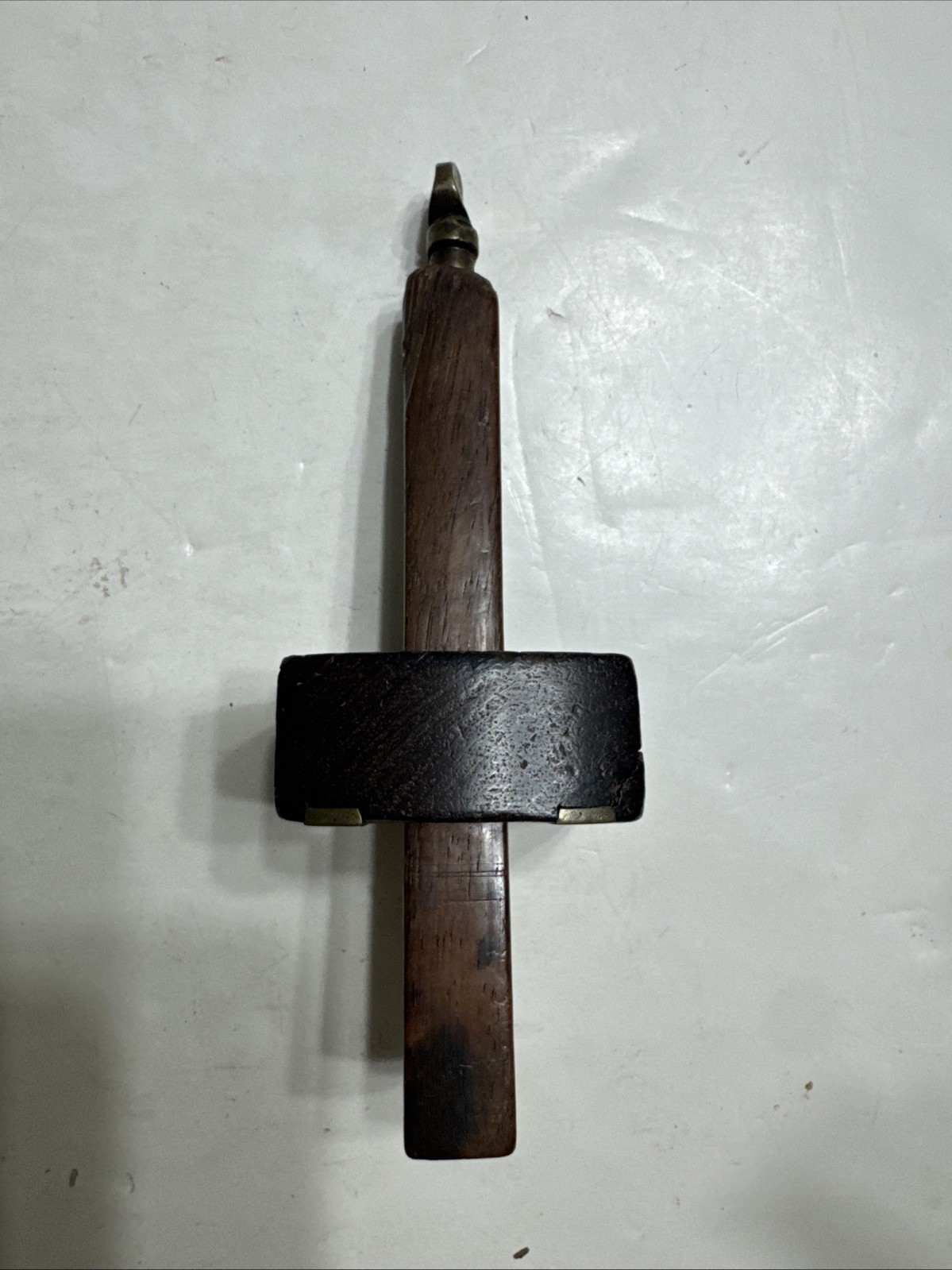 Adjustable Vintage Rosewood & Brass Combination Mortice & Marking Gauge Antique