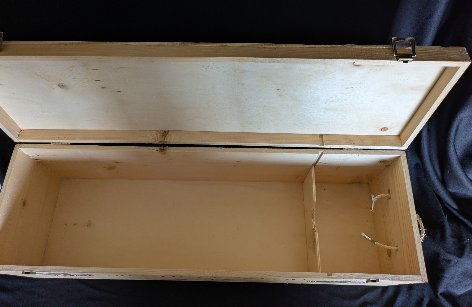 Vintage Martini & Rossi Asti Italian Sparkling Wine 6 Liter Wooden Gift Box Only