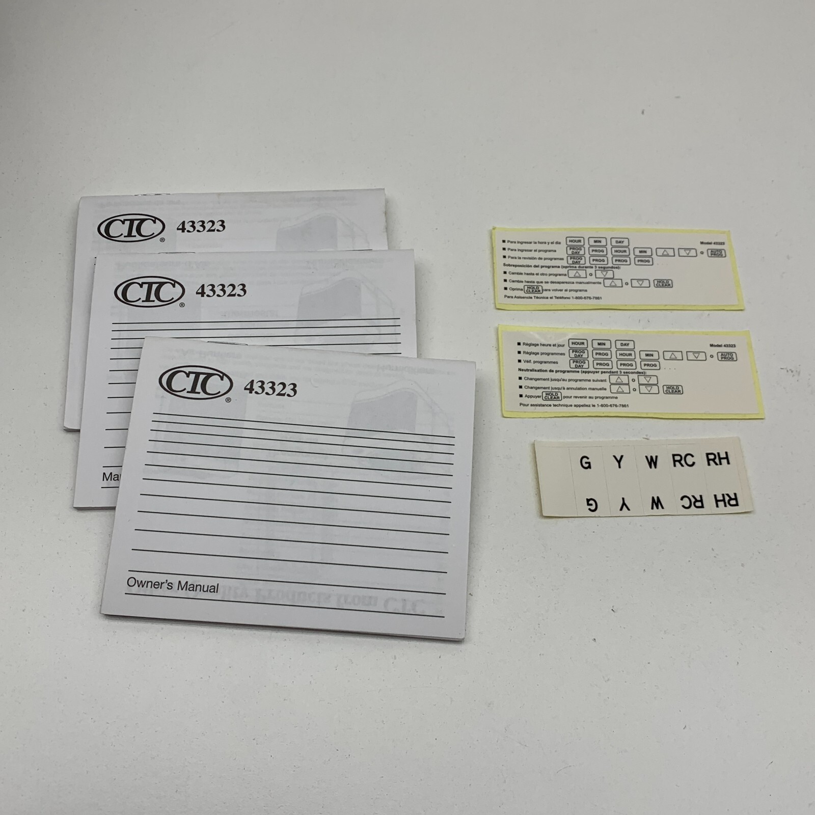 CTC 43323 Programmable Thermostat 7-Day with Indiglo Night Light